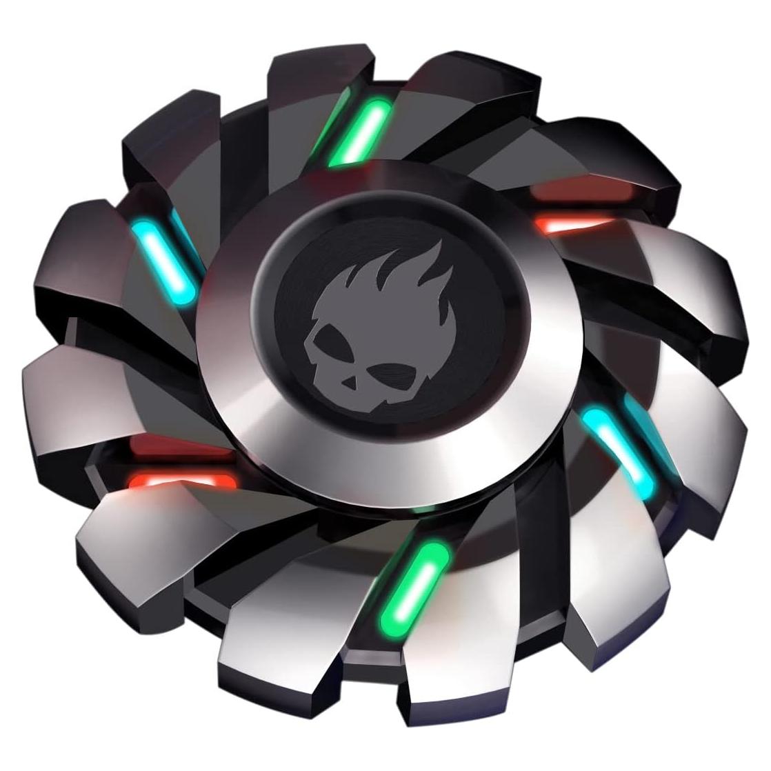 Spinner Antiestrés YIJO Sombra Plateada, Brilla en la Oscuridad