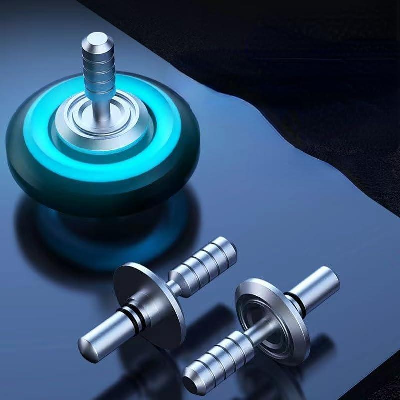 Spinner Antiestrés YIJO Sombra Plateada, Brilla en la Oscuridad