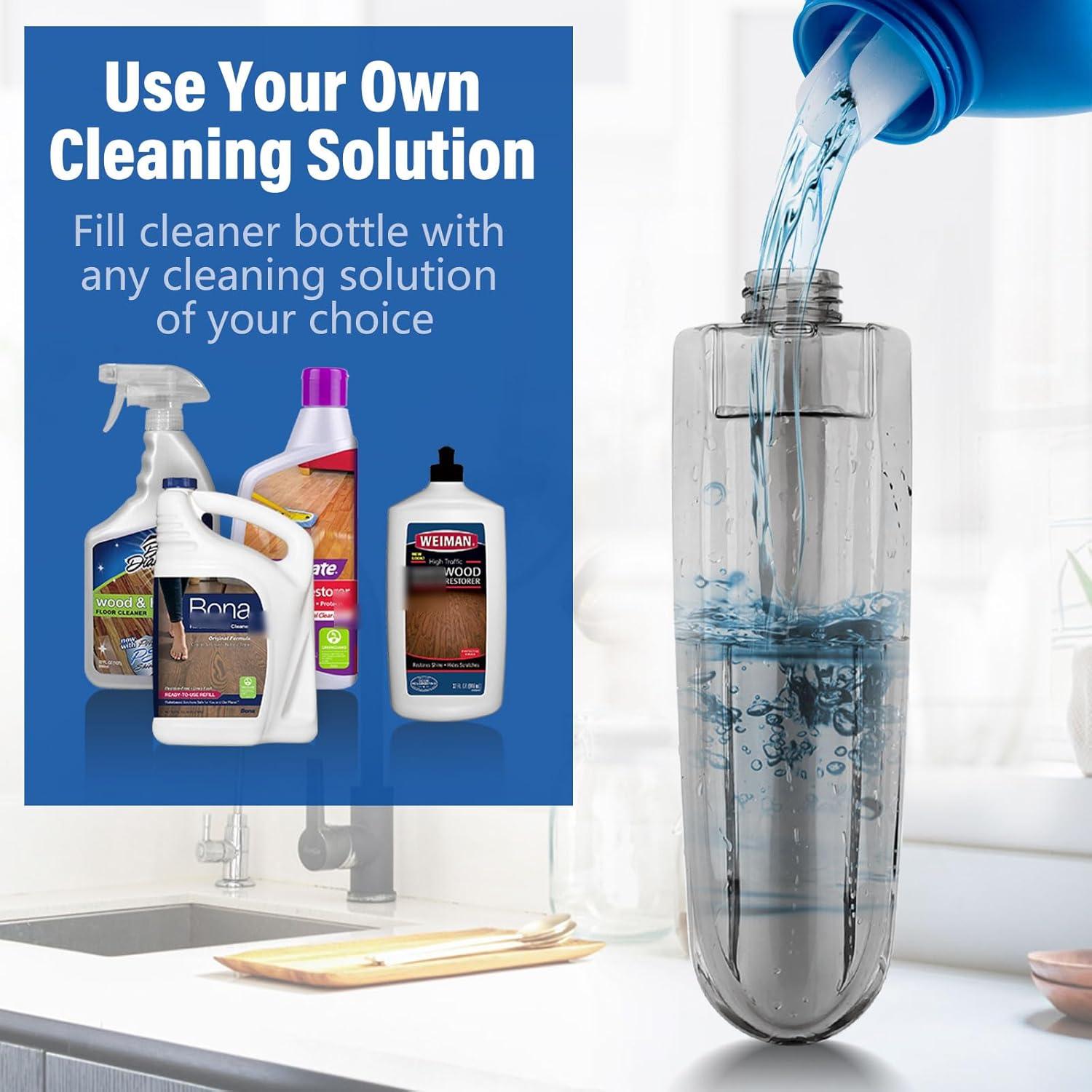 Mopa Spray Zoonlion con Botella 400ml y 3 Paños Microfibra