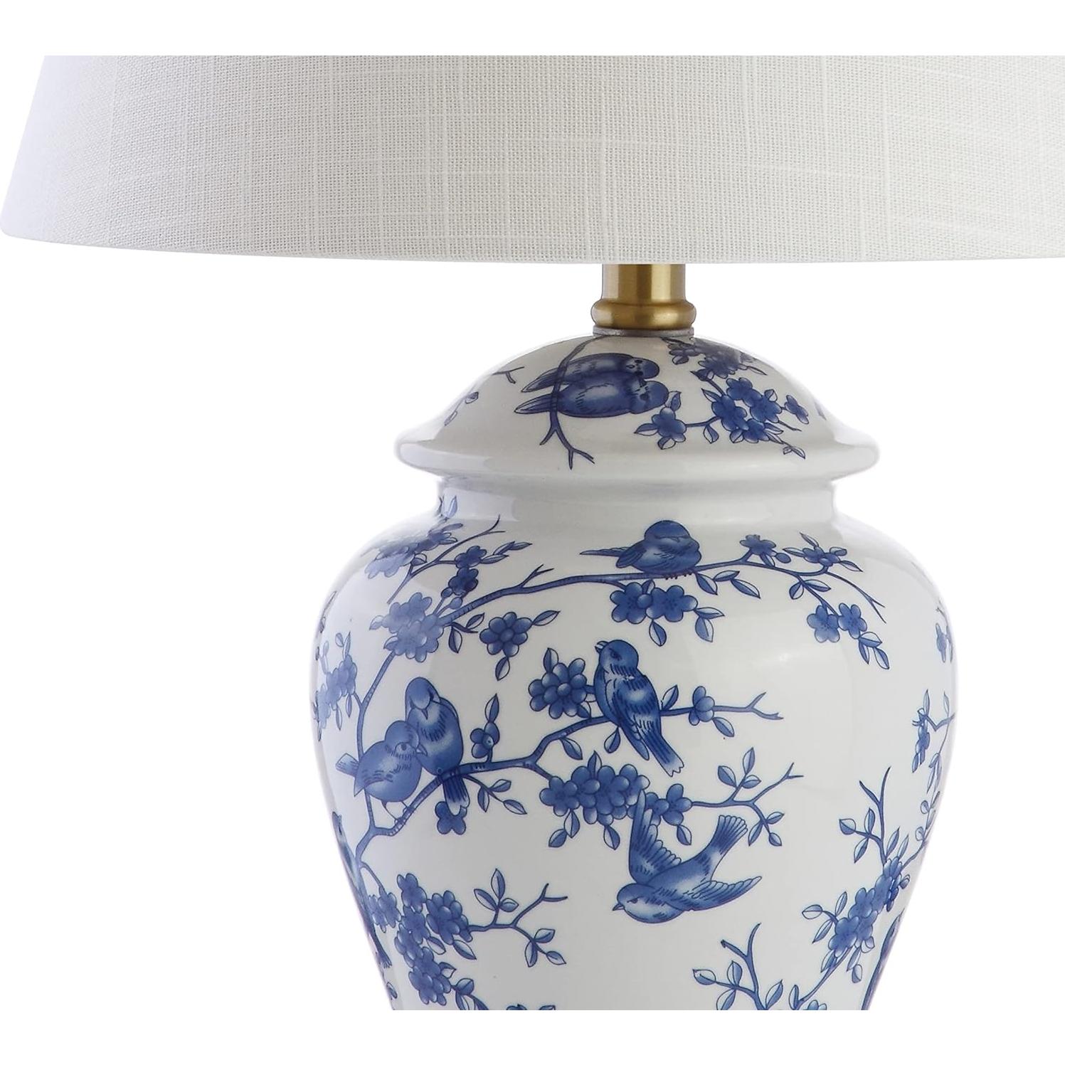 Lámpara de mesa JONATHAN Y modelo JYL3005A LED 55.88cm azul/blanco