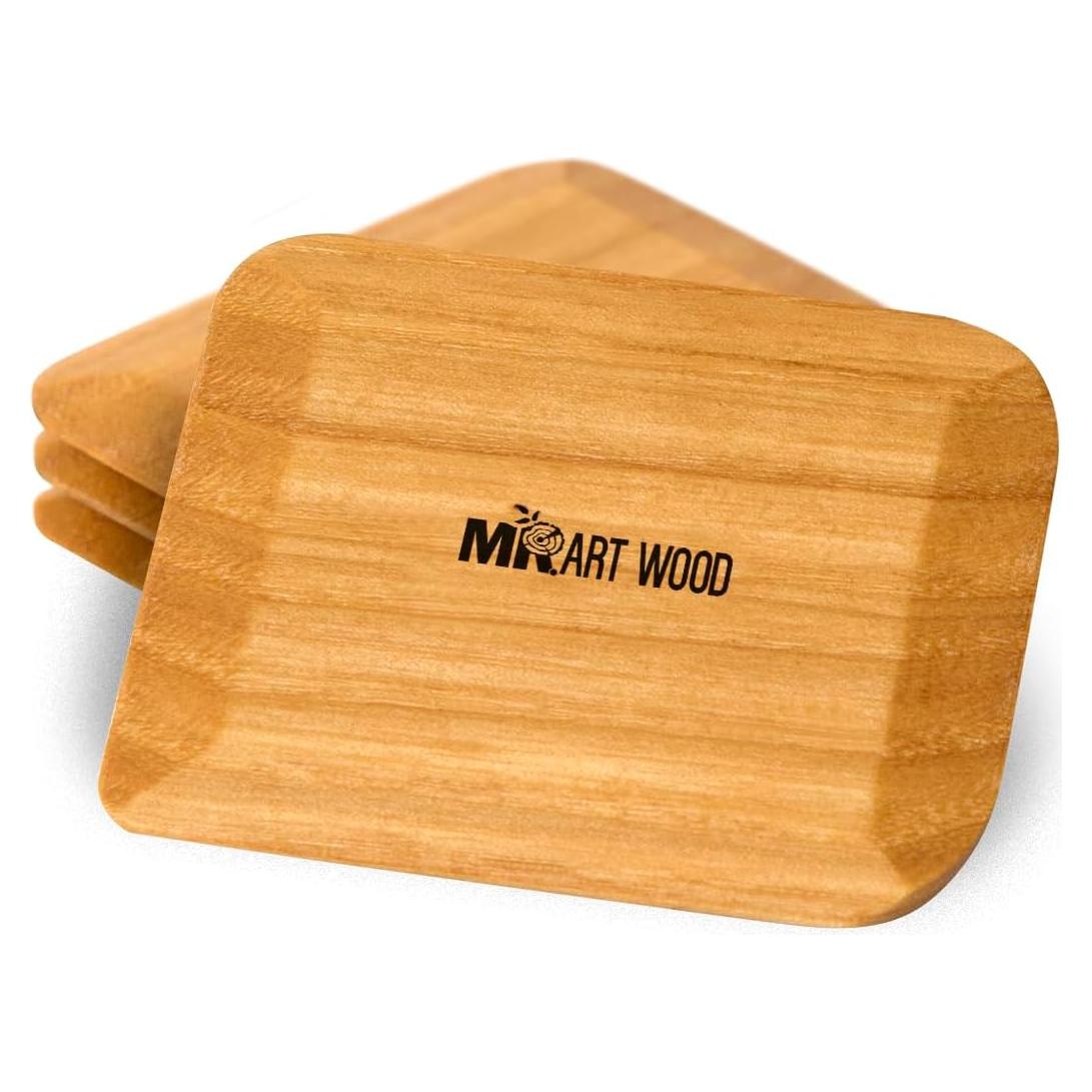 Raspadores de Olla y Sartén de Madera Mr.Art Wood - 4 Pcs