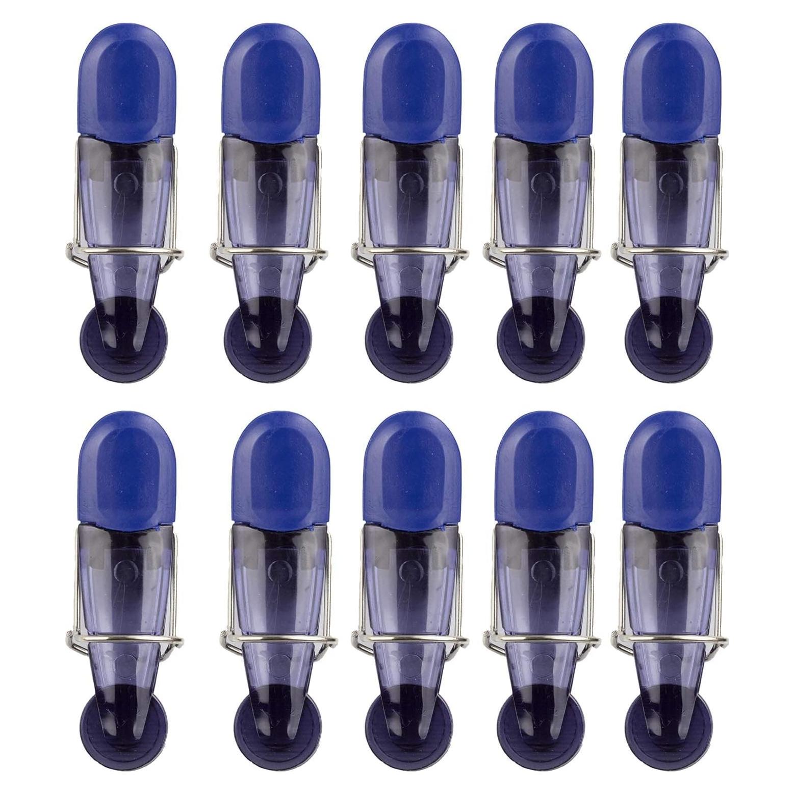 Clip de Bolsa con Imán Cook with Color - Paquete de 10 Azul