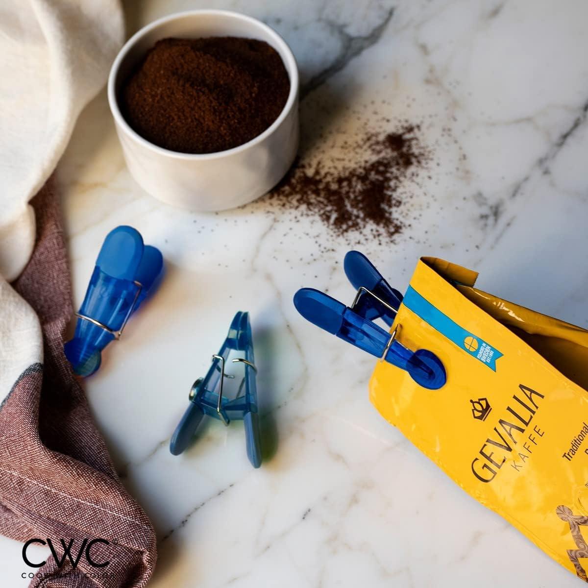 Clip de Bolsa con Imán Cook with Color - Paquete de 10 Azul