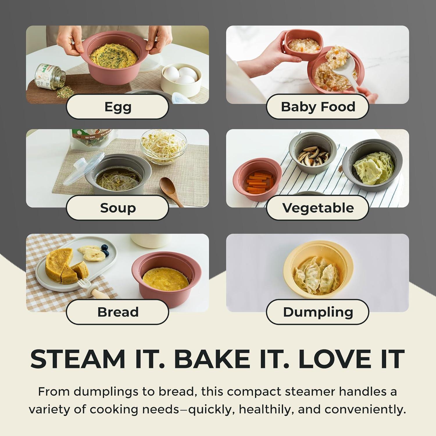 Vaporera de Silicona 40oz Amarillo SHINSUNG para Microondas