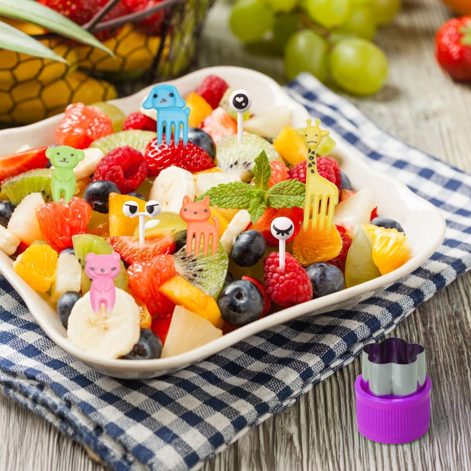 Sandwich Cutters for Kids - Vegetable Fruit Bread Shape Cheese Cookie Cutter Molds for Boys and Girls Lunch Bento box