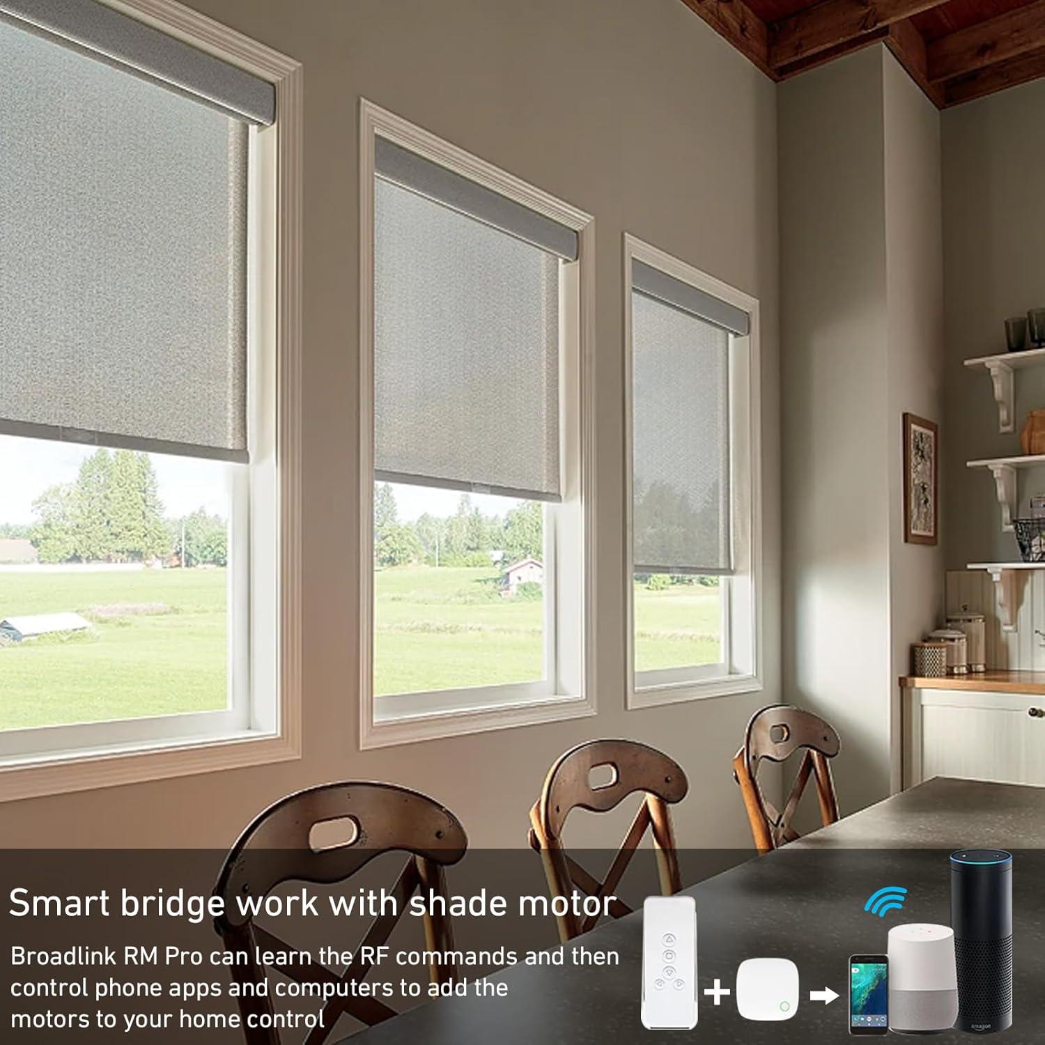 Motor Tubular 12V DC Rollerhouse para Persianas 1" (25mm)