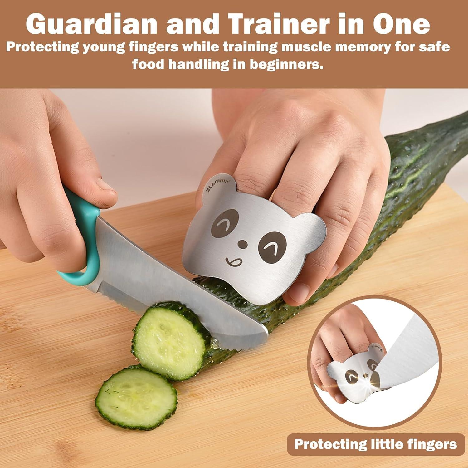 Guardián de Dedos Panda ZLemma - Set 4 Piezas Acero Inoxidable