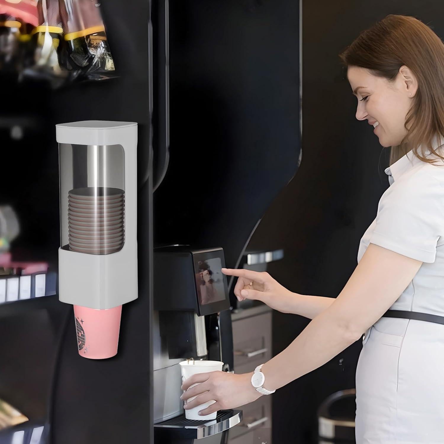 Dispensador de Vasos Molain de Pared para Vasos Desechables 3-5oz