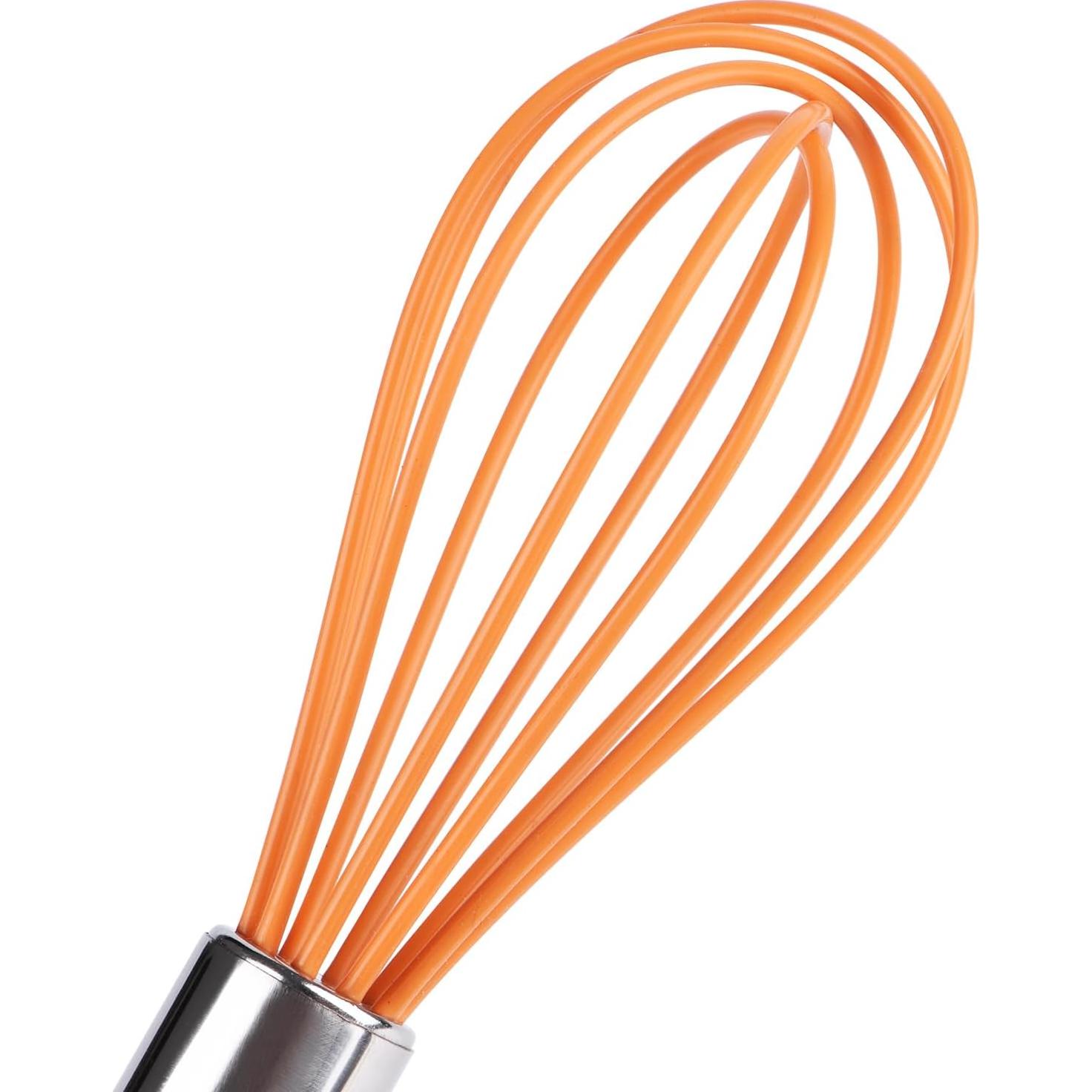 Batidores de Cocina BAEKZ Mini Silicona Acero Inoxidable 15.5cm