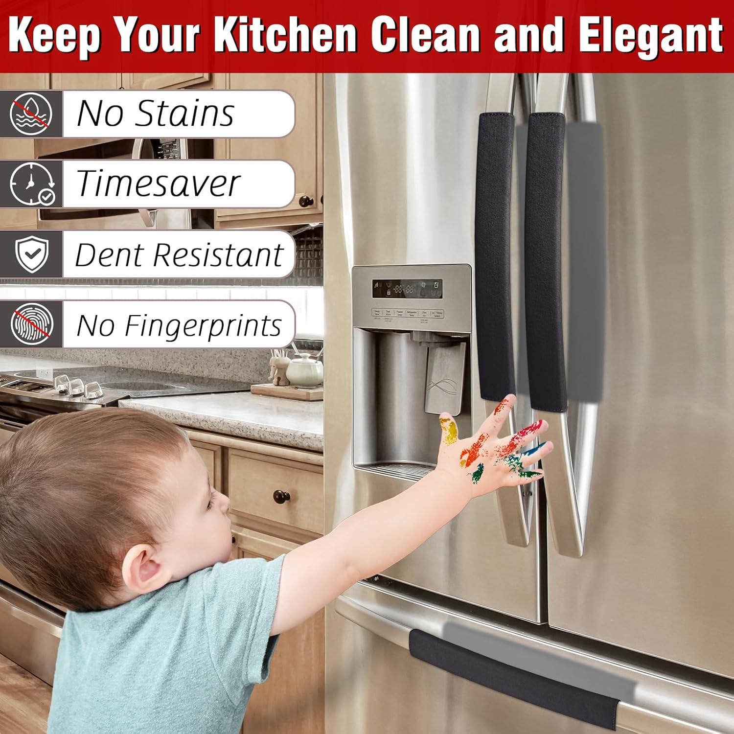 Cubiertas para Manijas de Refrigerador Luludamier 5 PCS Antideslizantes