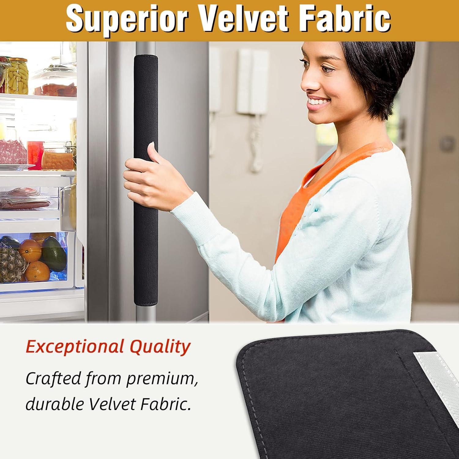 Cubiertas para Manijas de Refrigerador Luludamier 5 PCS Antideslizantes