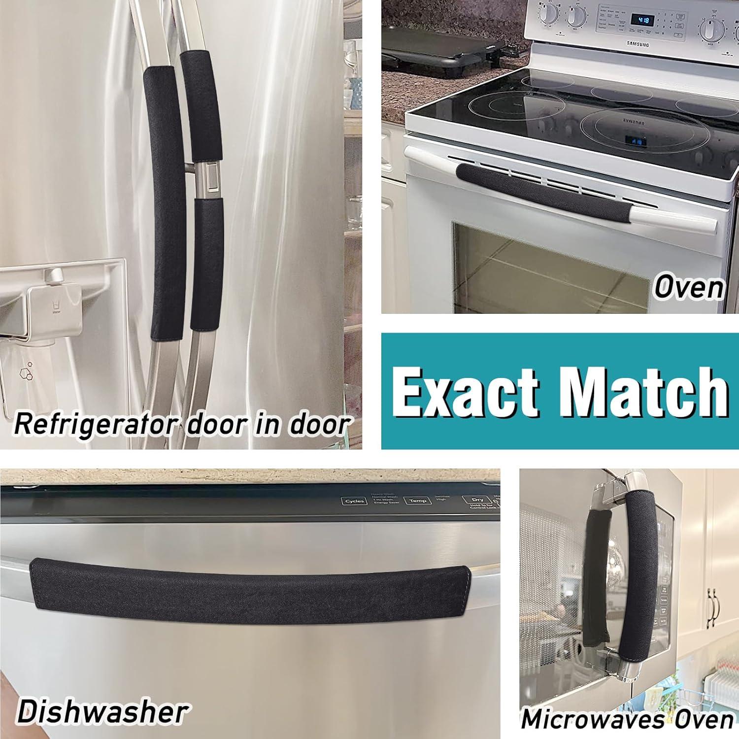 Cubiertas para Manijas de Refrigerador Luludamier 5 PCS Antideslizantes