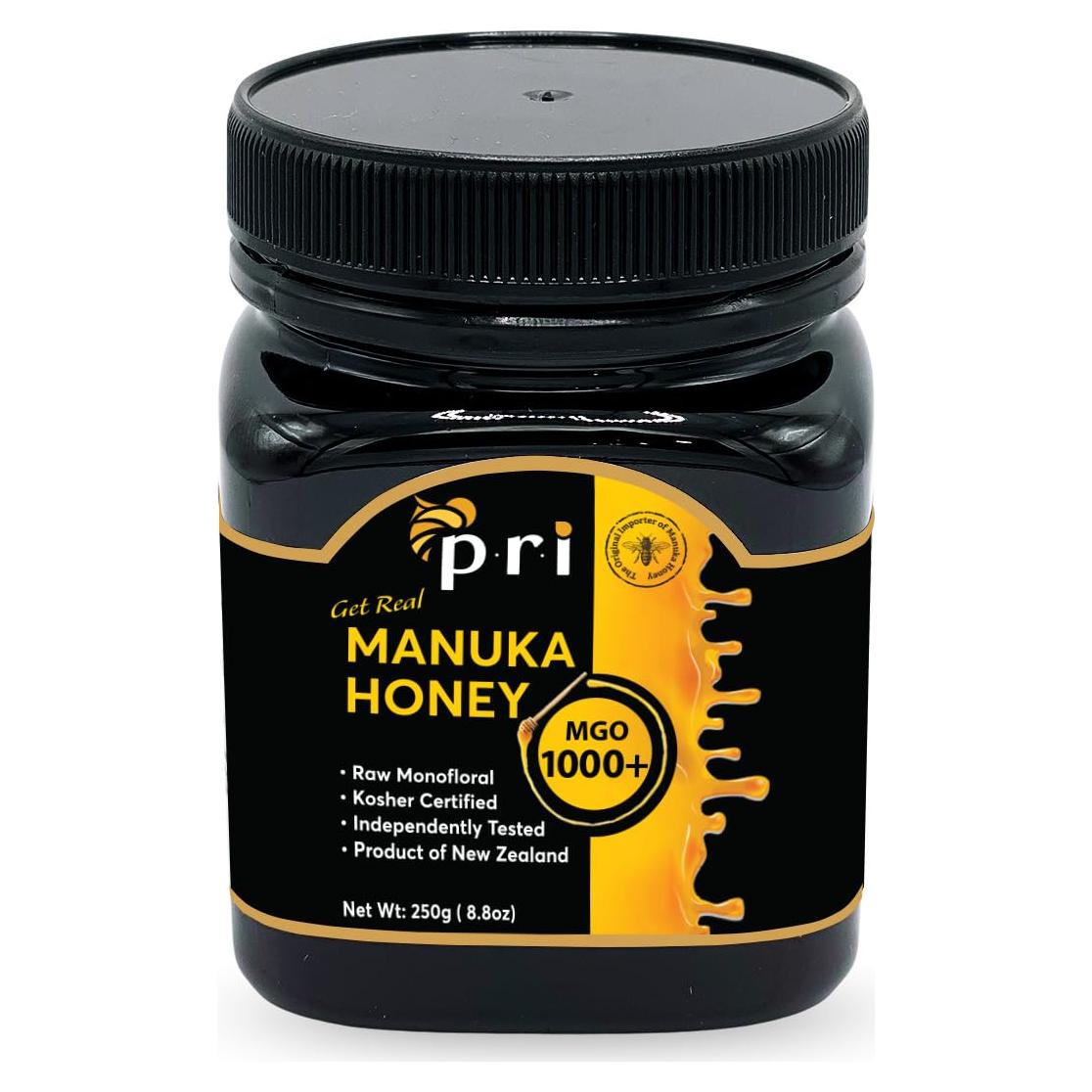 Miel de Manuka Cruda PRI MGO 1000+ 250g - Nueva Zelanda