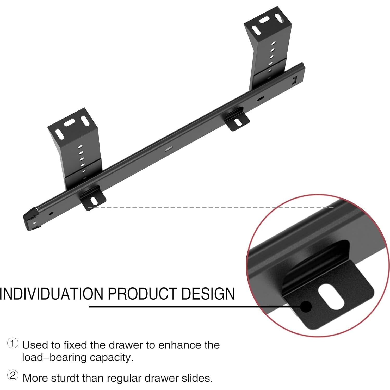 Bandeja Deslizante para Teclado FRMSAET 30.48 cm Negro