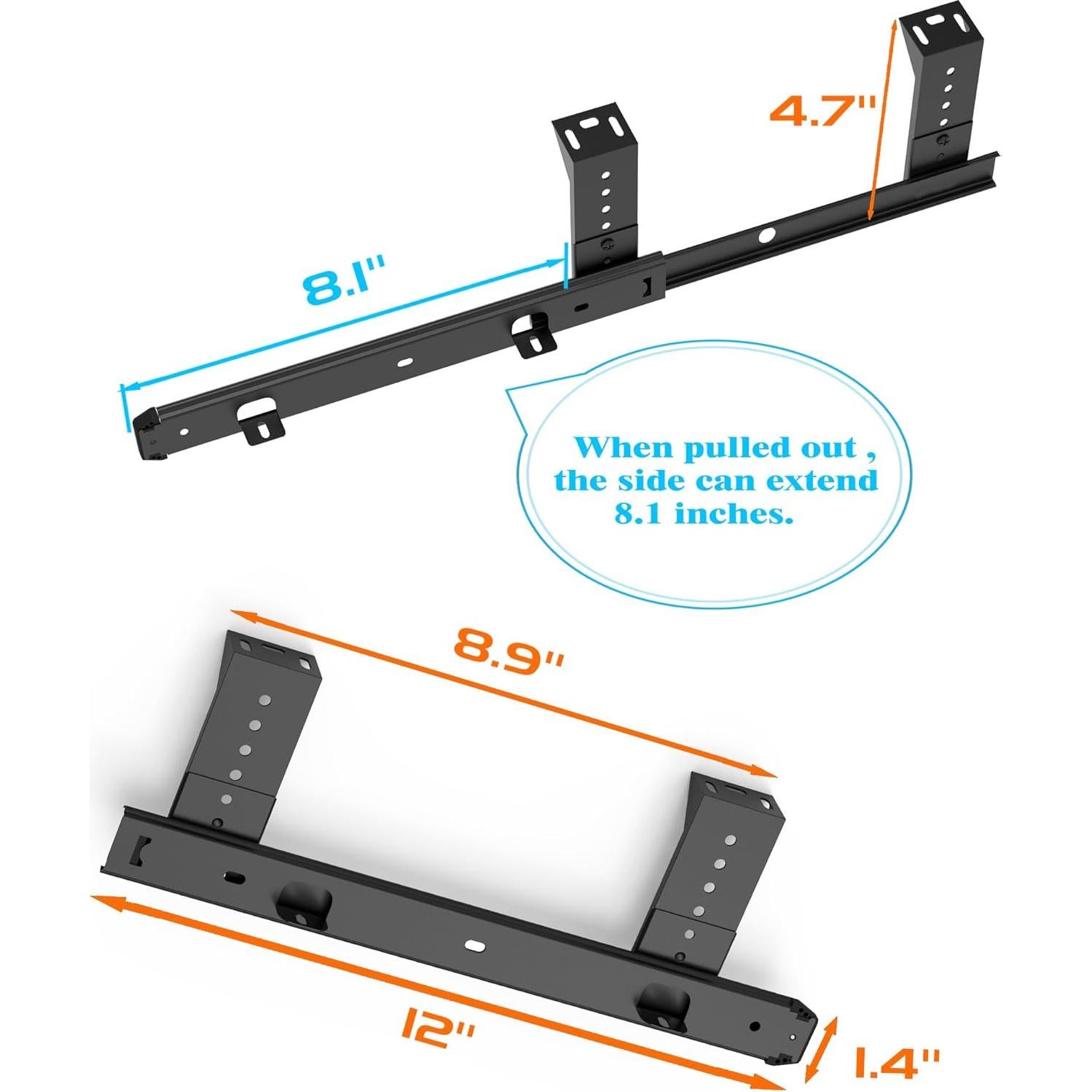 Bandeja Deslizante para Teclado FRMSAET 30.48 cm Negro
