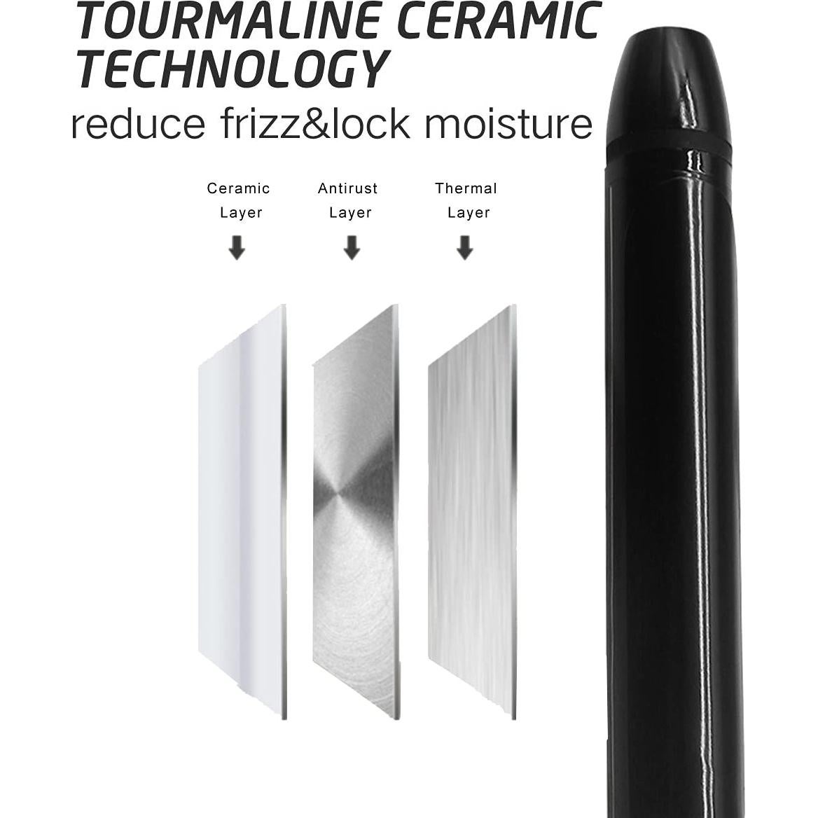 Plancha de Rizar 1 Pulgada ABP Cerámica 232°C Ajustable