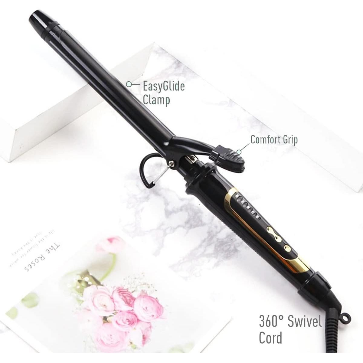 Plancha de Rizar 1 Pulgada ABP Cerámica 232°C Ajustable