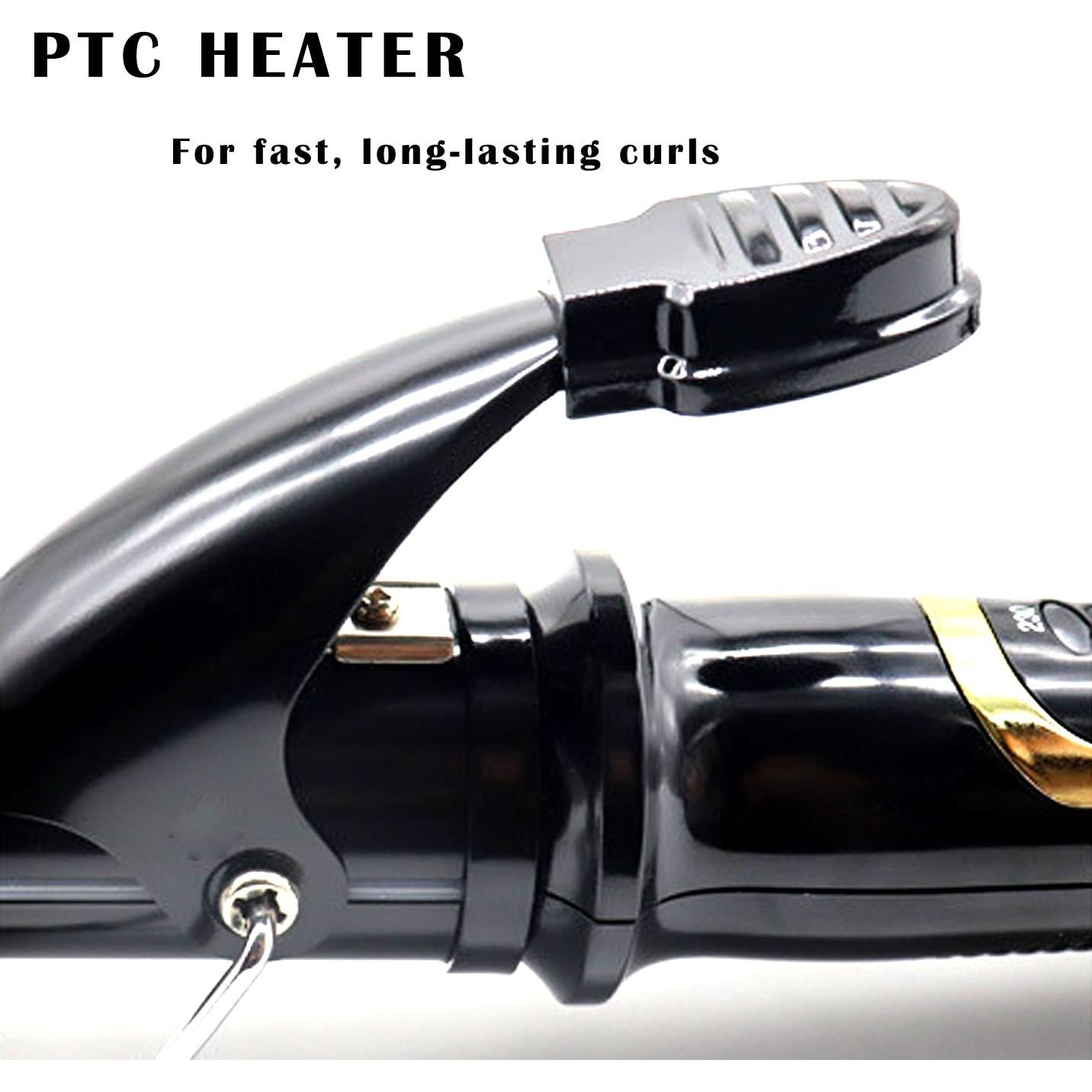 Plancha de Rizar 1 Pulgada ABP Cerámica 232°C Ajustable