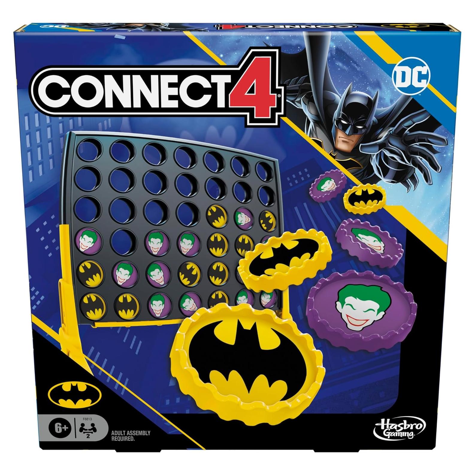 Juego Conecta 4 Batman Hasbro - Estrategia para 2 Jugadores