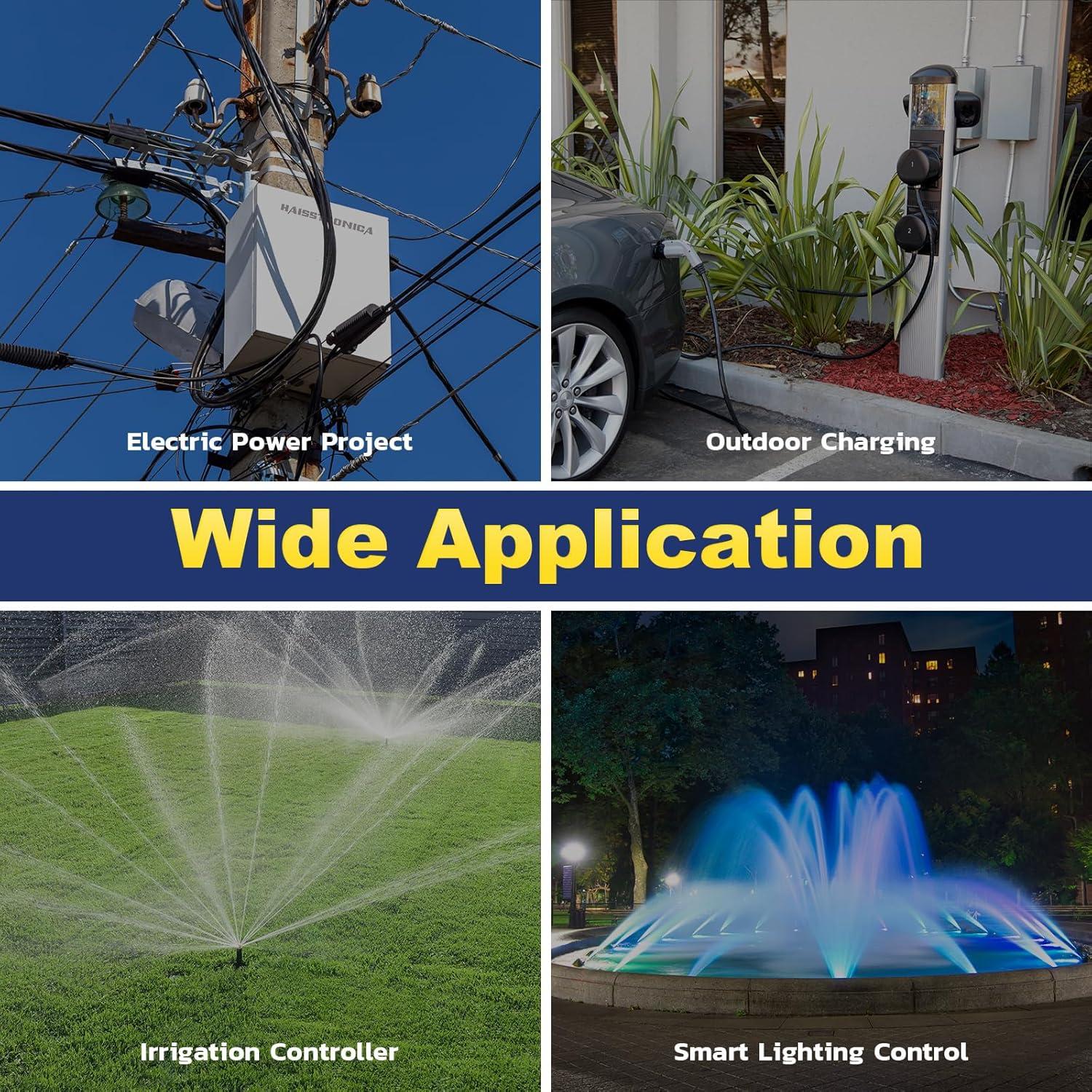 Caja Eléctrica Impermeable Haisstronica 15x15x8.9 cm IP67