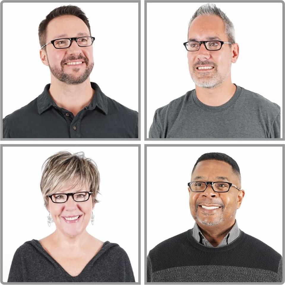 Gafas de lectura CliC negras 1.75x M-XL ajustables