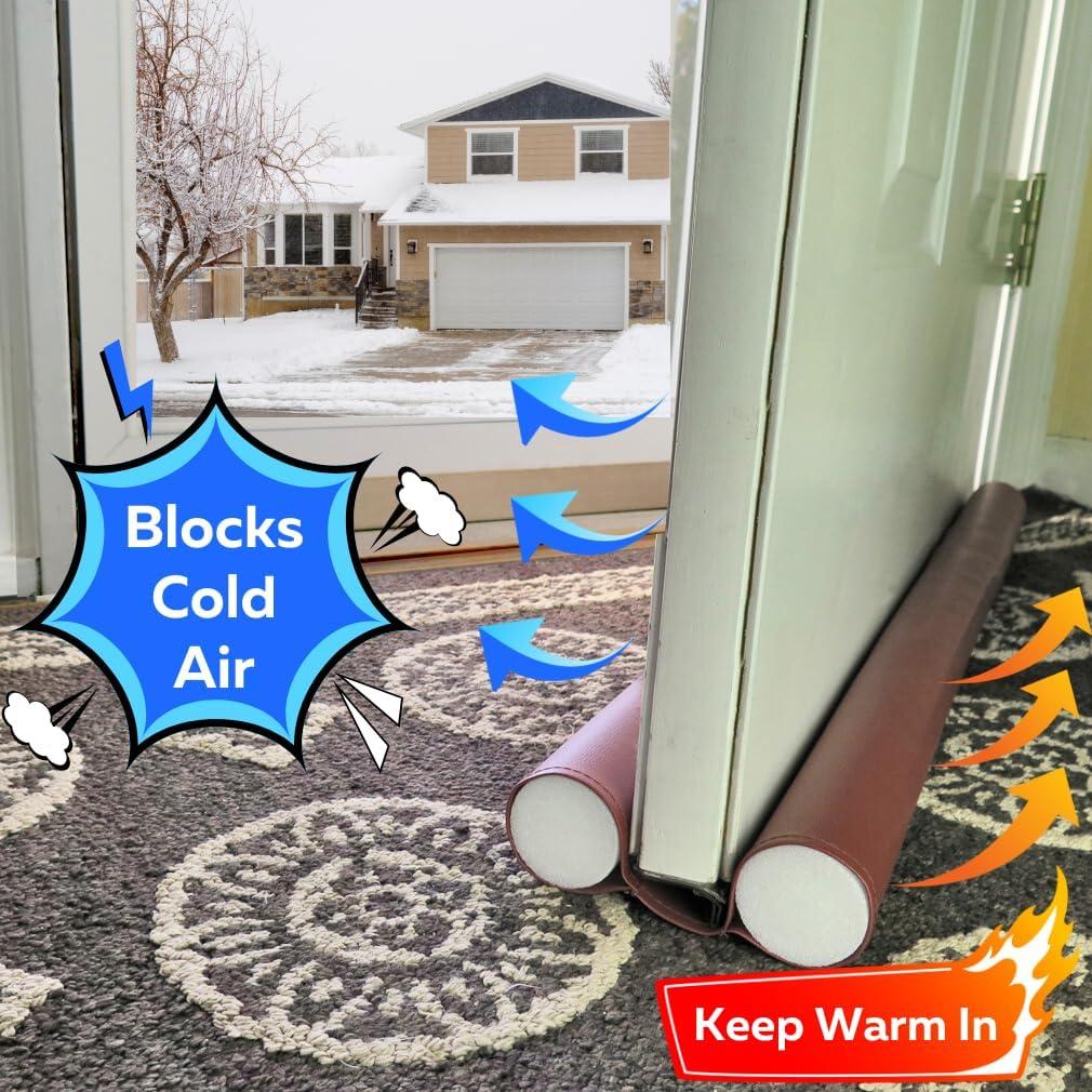 Tapón para Corrientes de Aire Evelots 91.44 cm Marrón