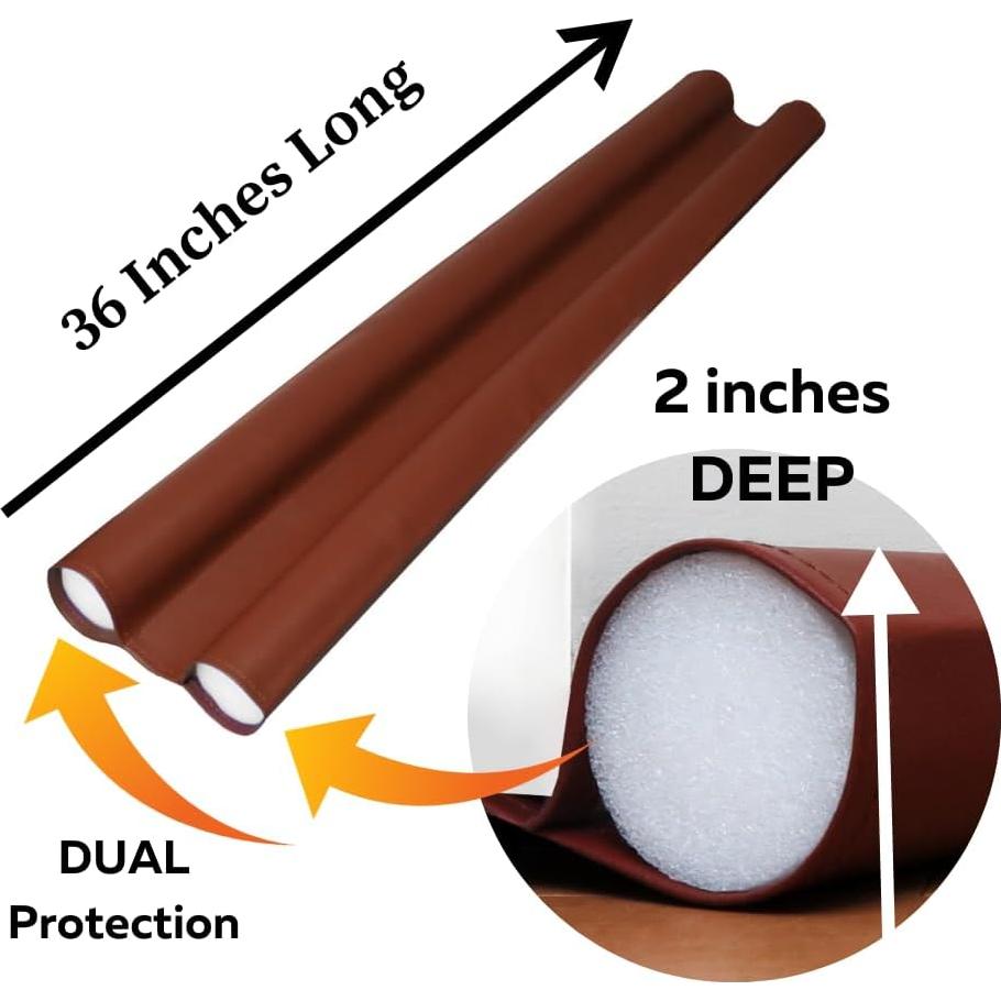 Tapón para Corrientes de Aire Evelots 91.44 cm Marrón