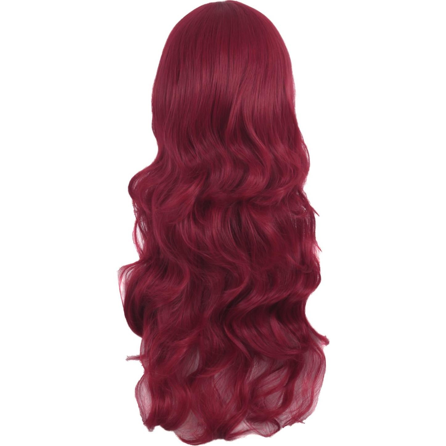 Peluca Sintética MapofBeauty Larga Rizada 70 cm Rojo