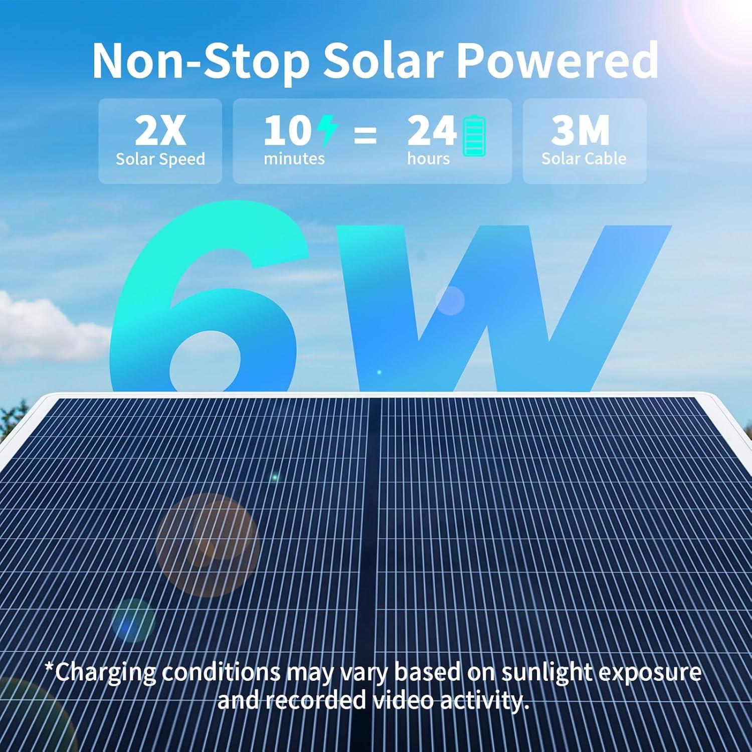 Cámaras de Seguridad Solar 4G LTE ELYSOO - Paquete de 2, 2K HD
