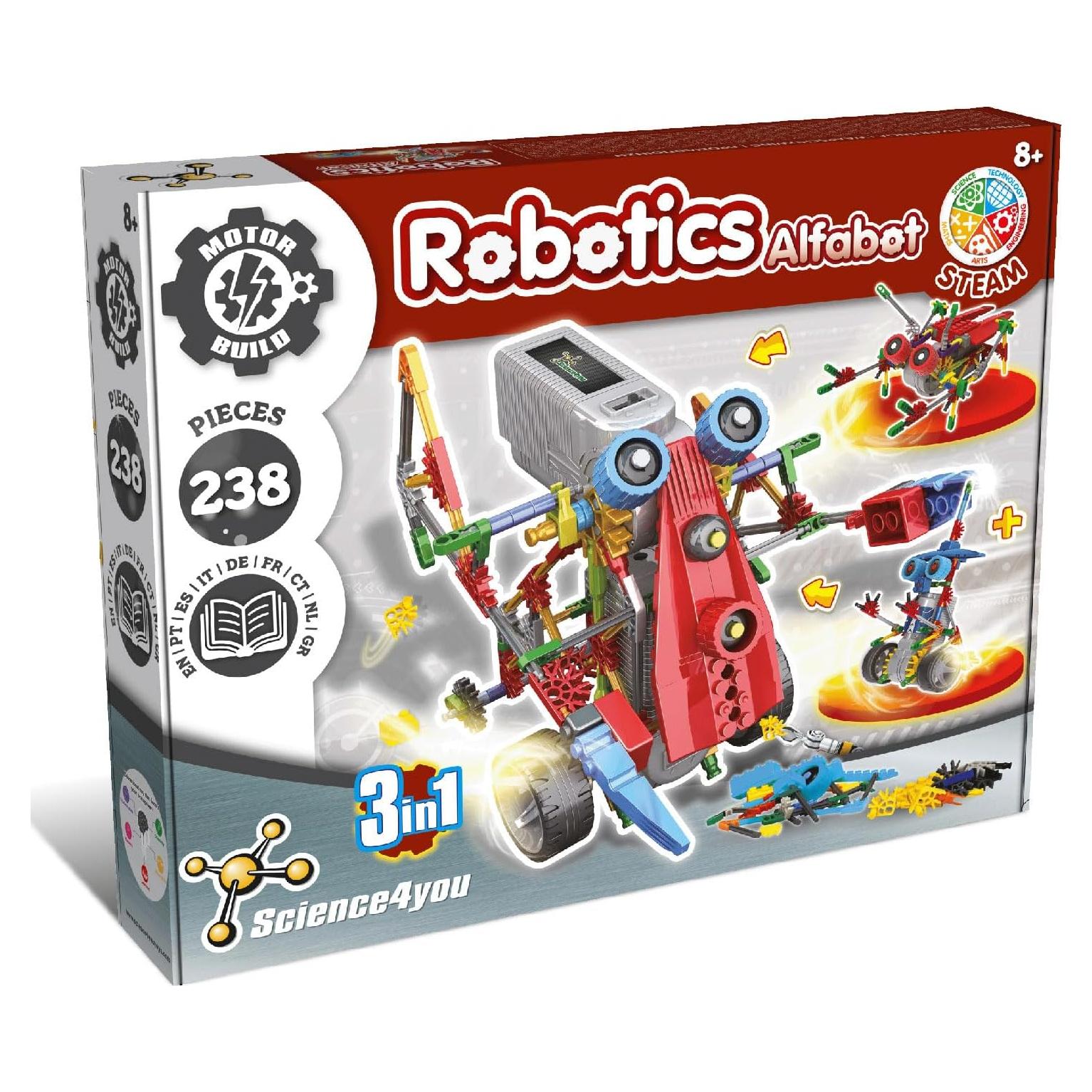 Kit de Construcción de Robots Science4you Alfabot - 238 Piezas