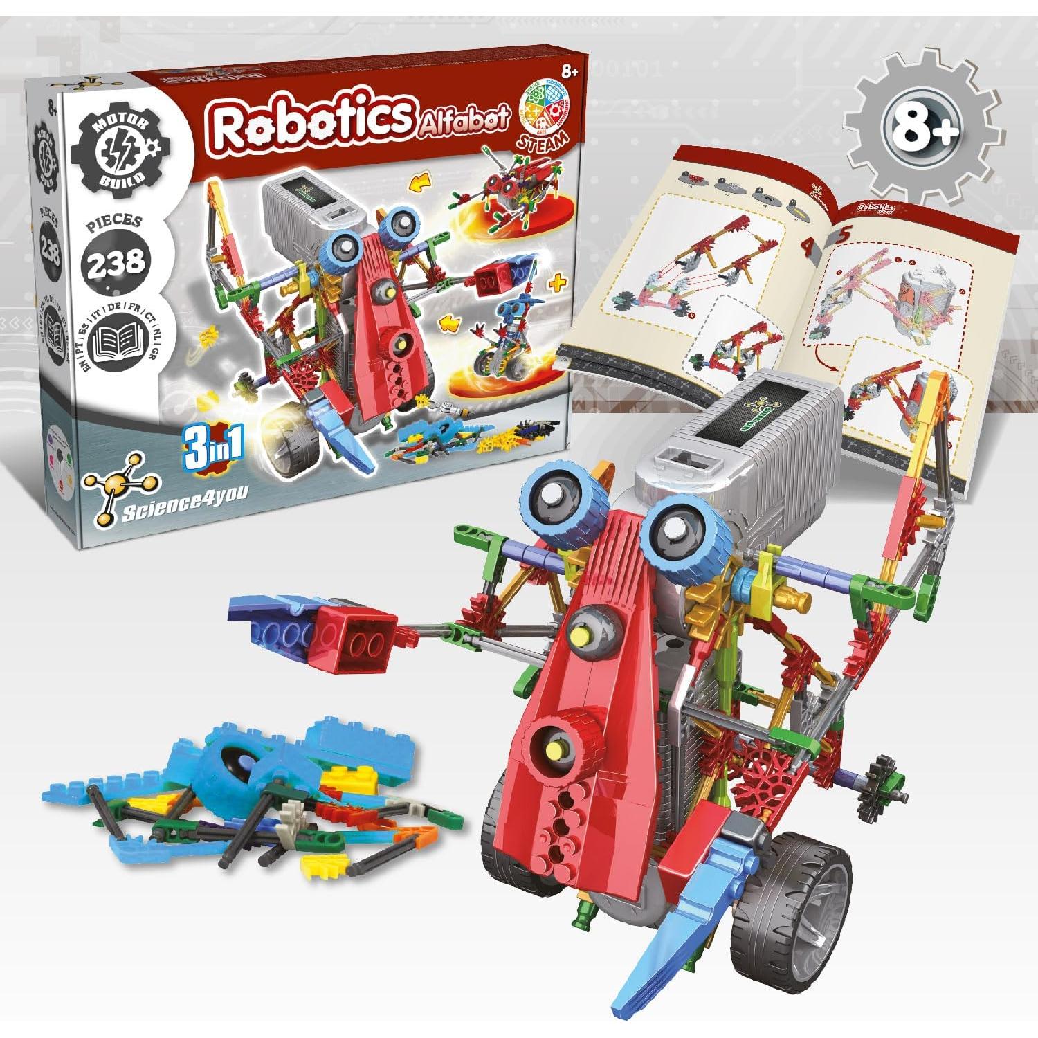 Kit de Construcción de Robots Science4you Alfabot - 238 Piezas