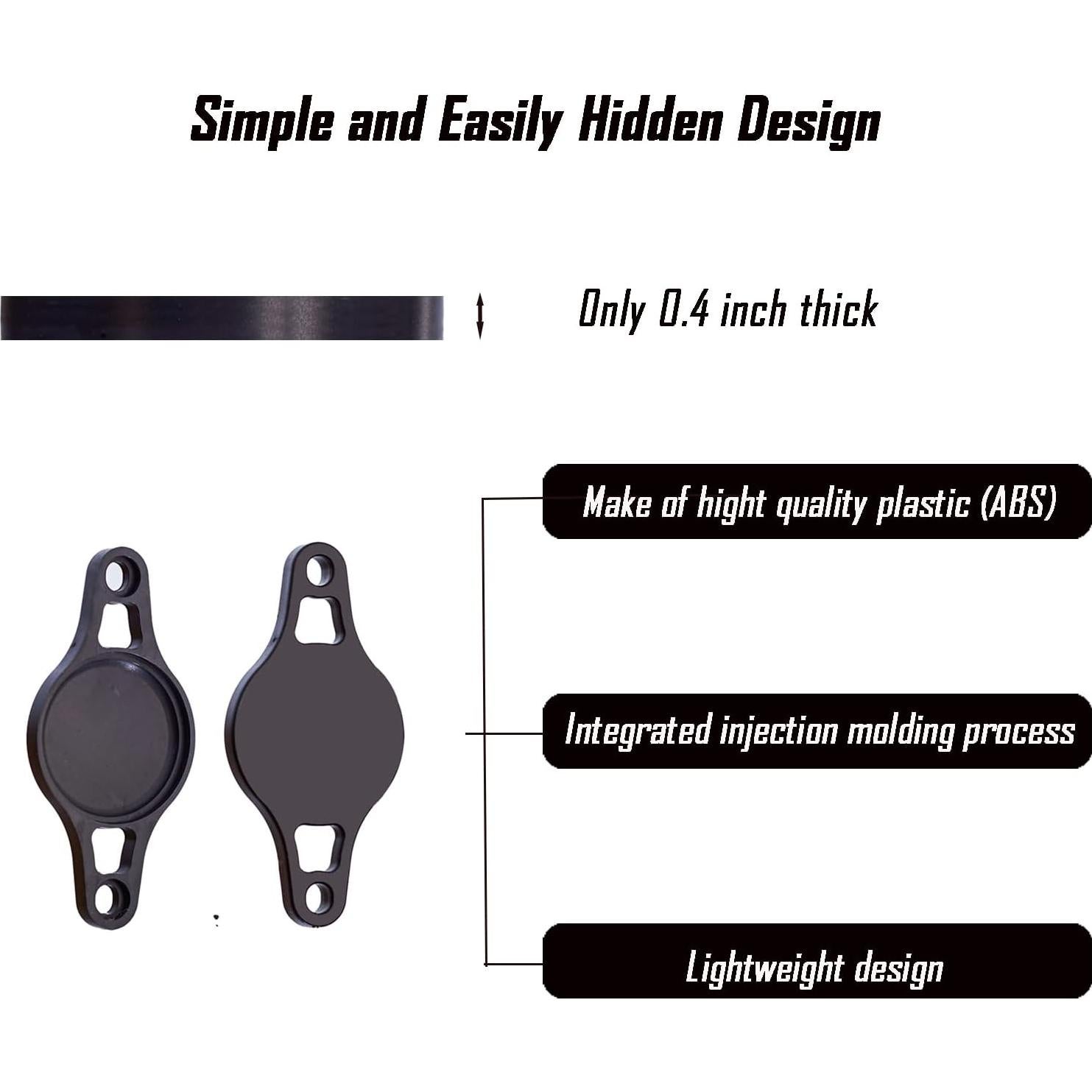 Soporte para bicicleta AirTag Anmuka oculto a prueba de agua