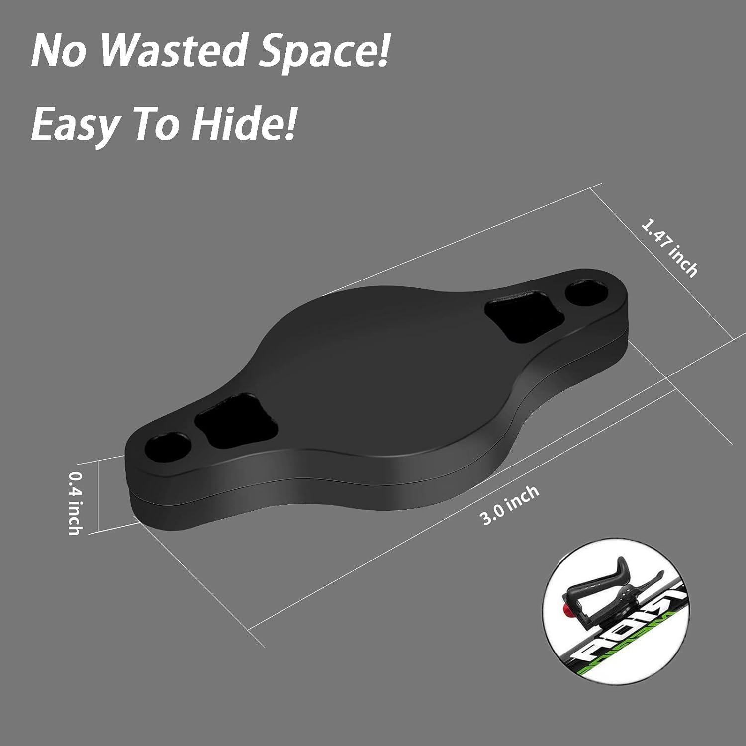 Soporte para bicicleta AirTag Anmuka oculto a prueba de agua