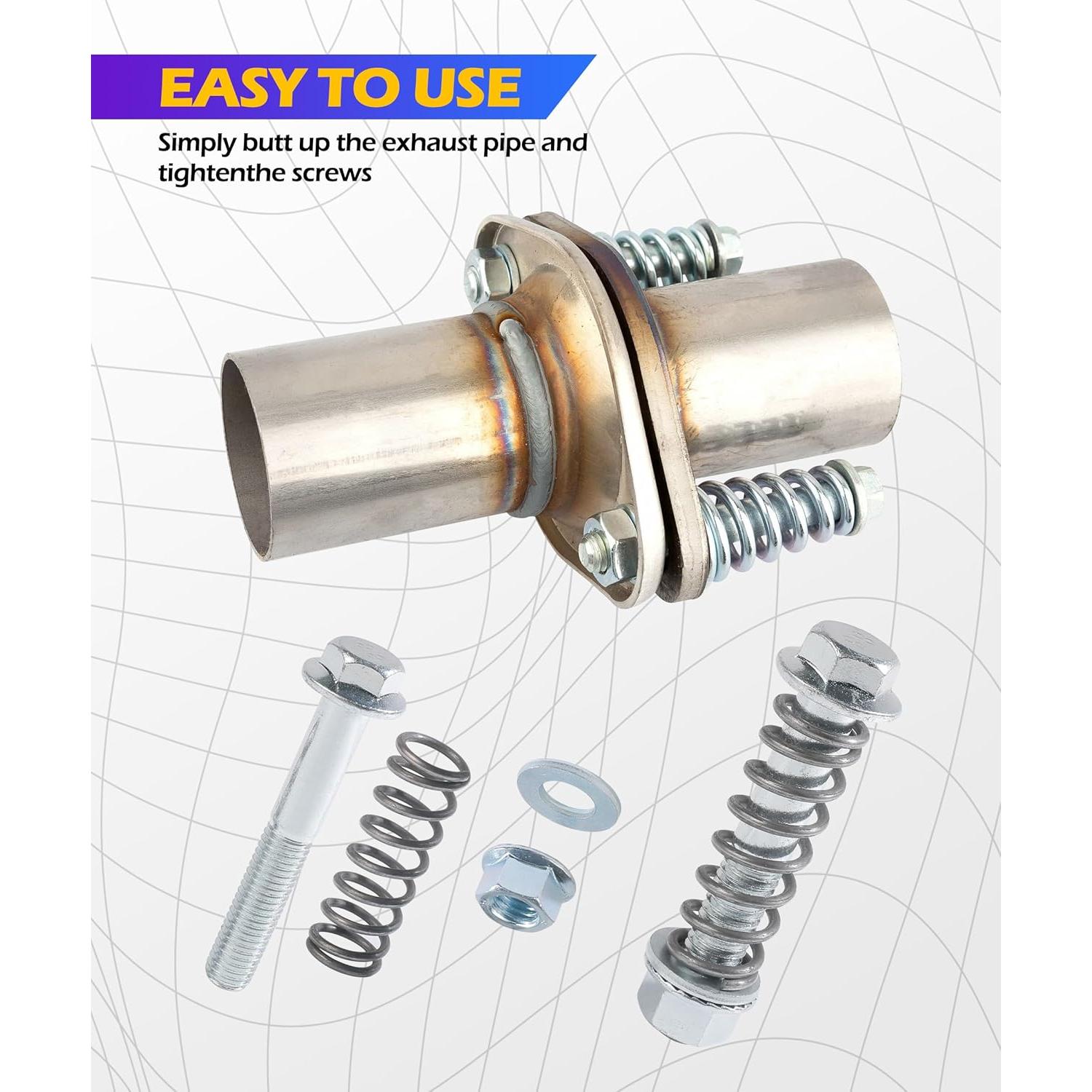 Kit de Tornillos y Tuercas de Escape SCUARI M8*1.25