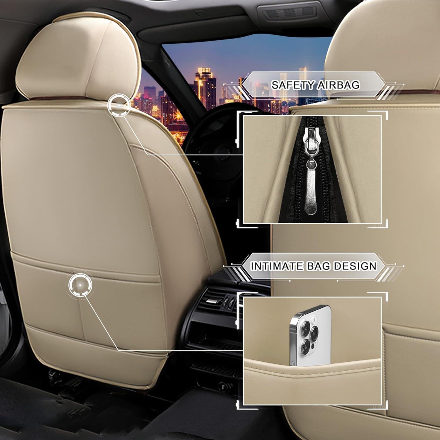 Fundas de Asiento Toyota 4Runner 2000-2025 CTDS Lujo 2 Asientos Beige