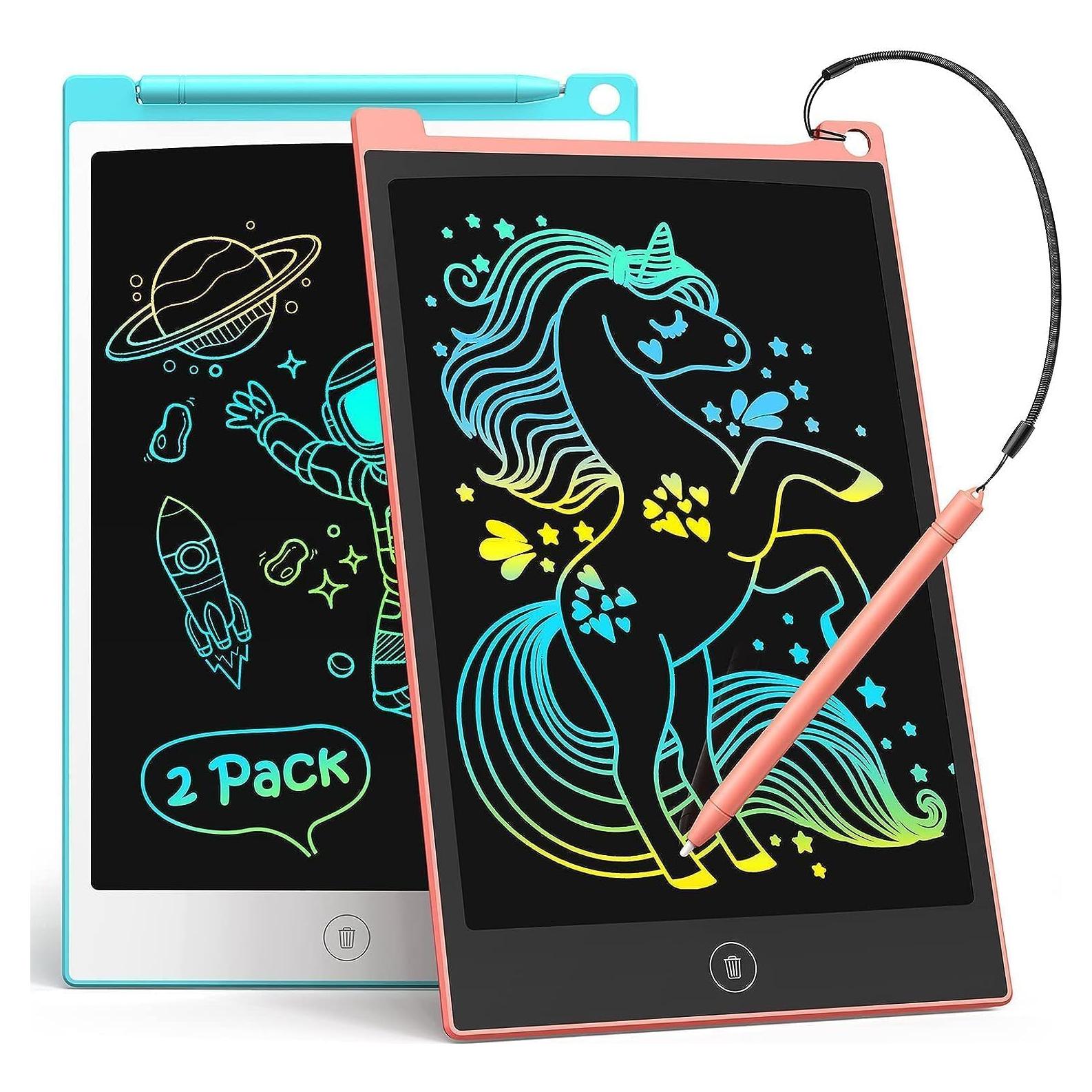 Tableta de Escritura LCD TECJOE 2 Pack 8.5" Colorida