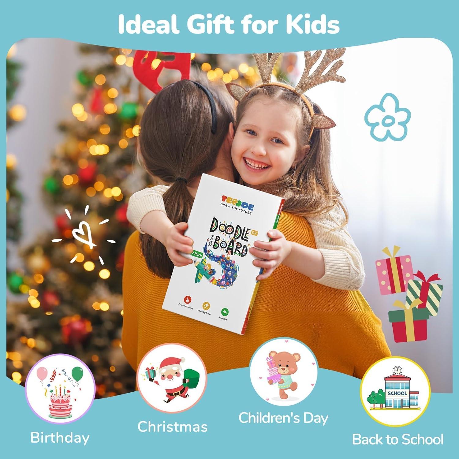 Tableta de Escritura LCD TECJOE 2 Pack 8.5" Colorida