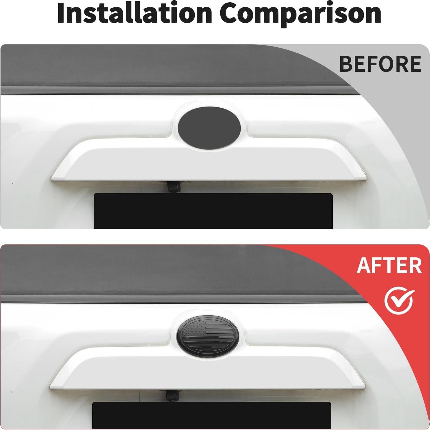 Cubierta emblema frontal Toyota Tacoma 4Runner bandera EE.UU.