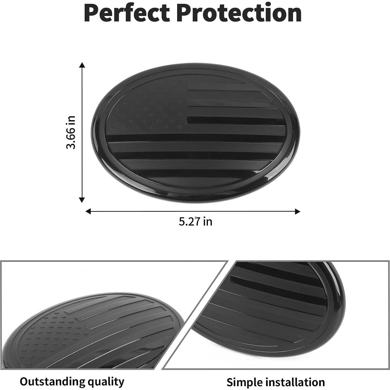 Cubierta emblema frontal Toyota Tacoma 4Runner bandera EE.UU.