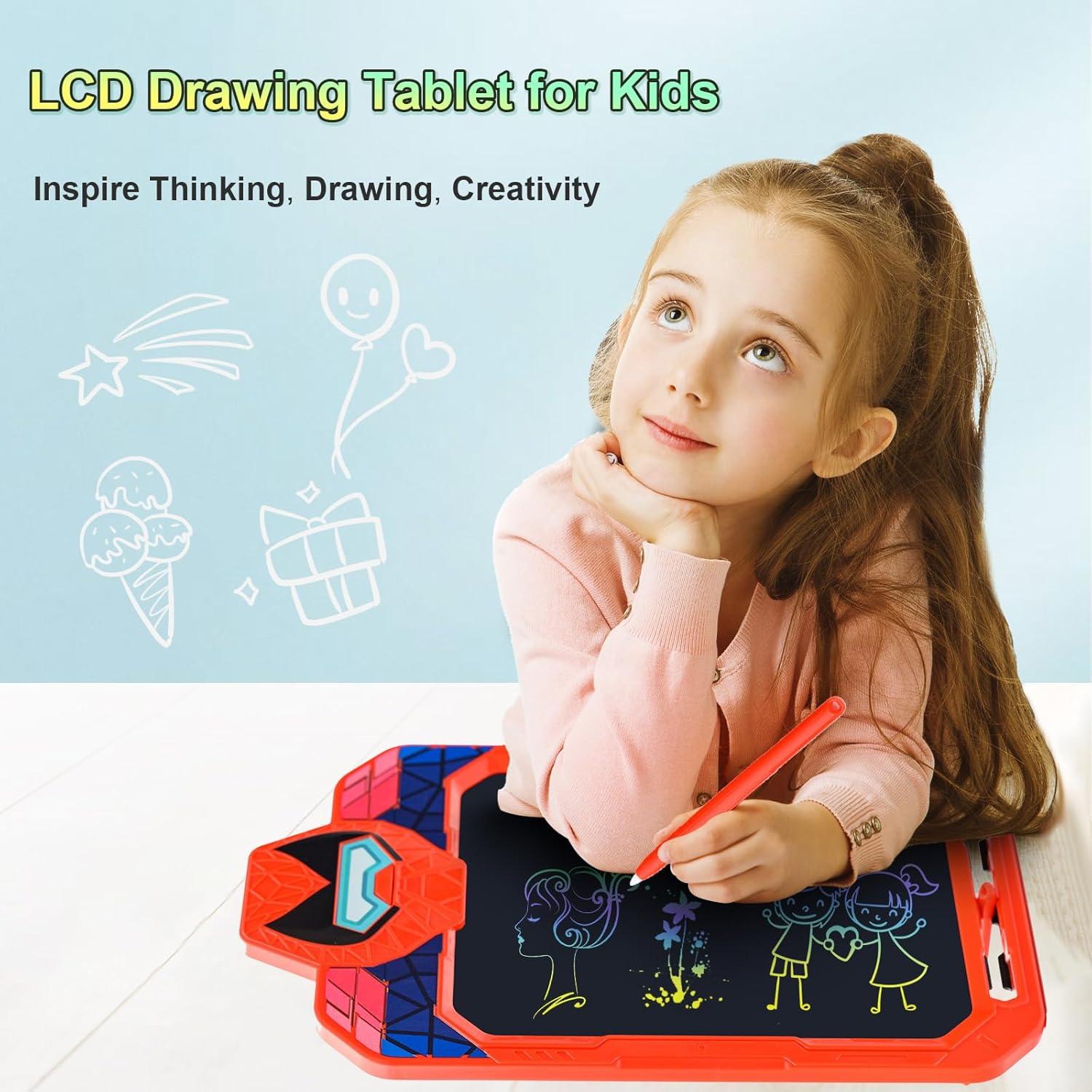 Tableta de Dibujo LCD CHAFEGY 10" para Niños Rojo