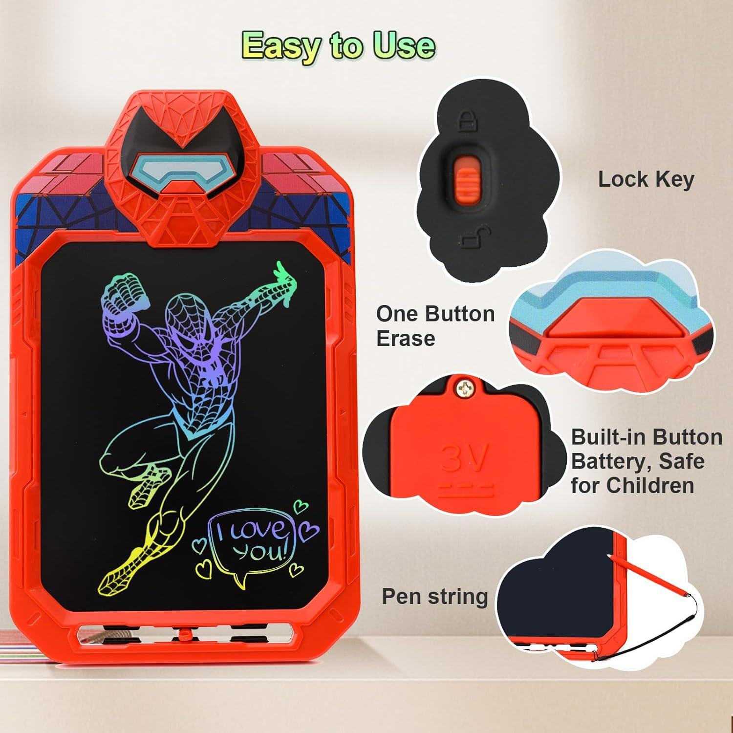 Tableta de Dibujo LCD CHAFEGY 10" para Niños Rojo