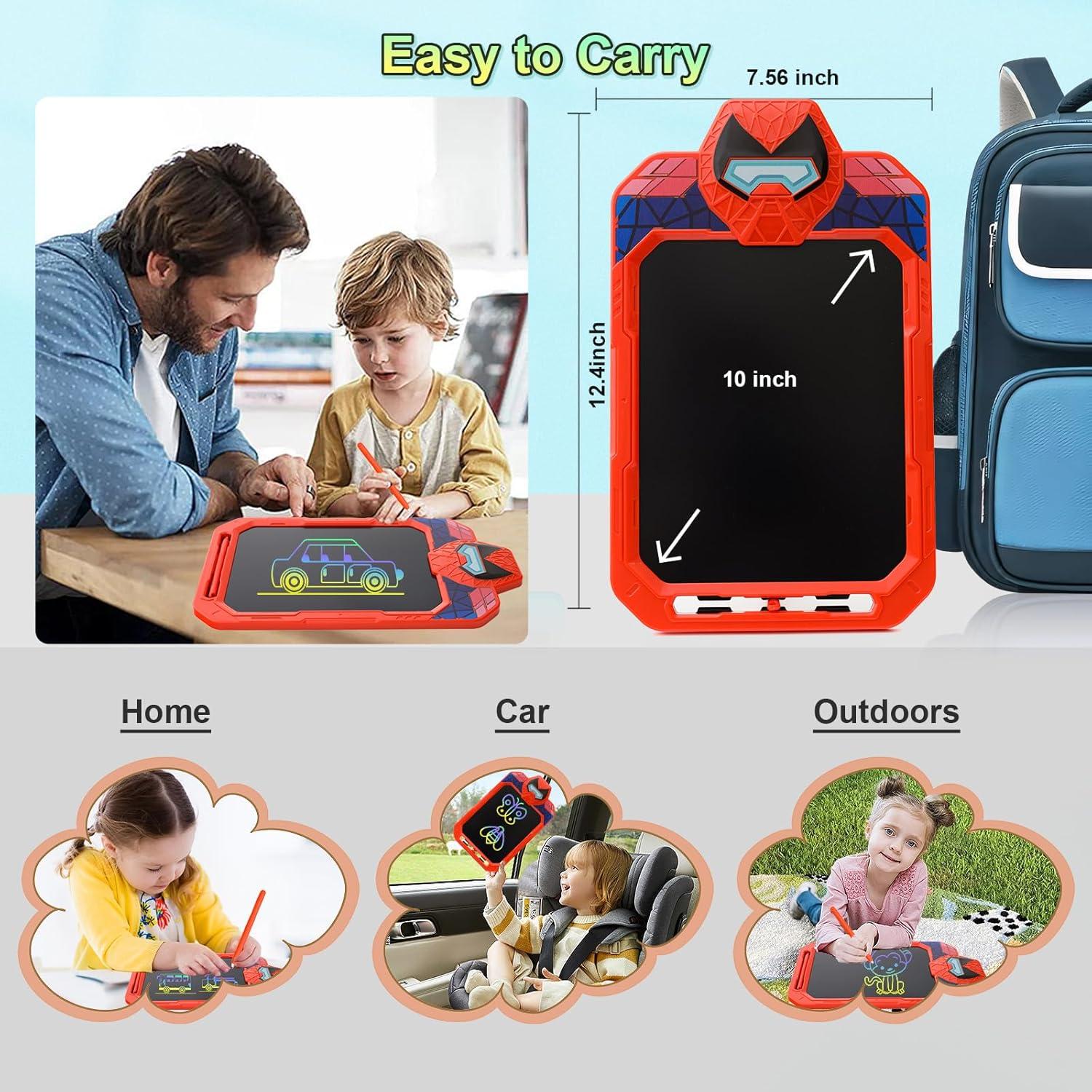 Tableta de Dibujo LCD CHAFEGY 10" para Niños Rojo