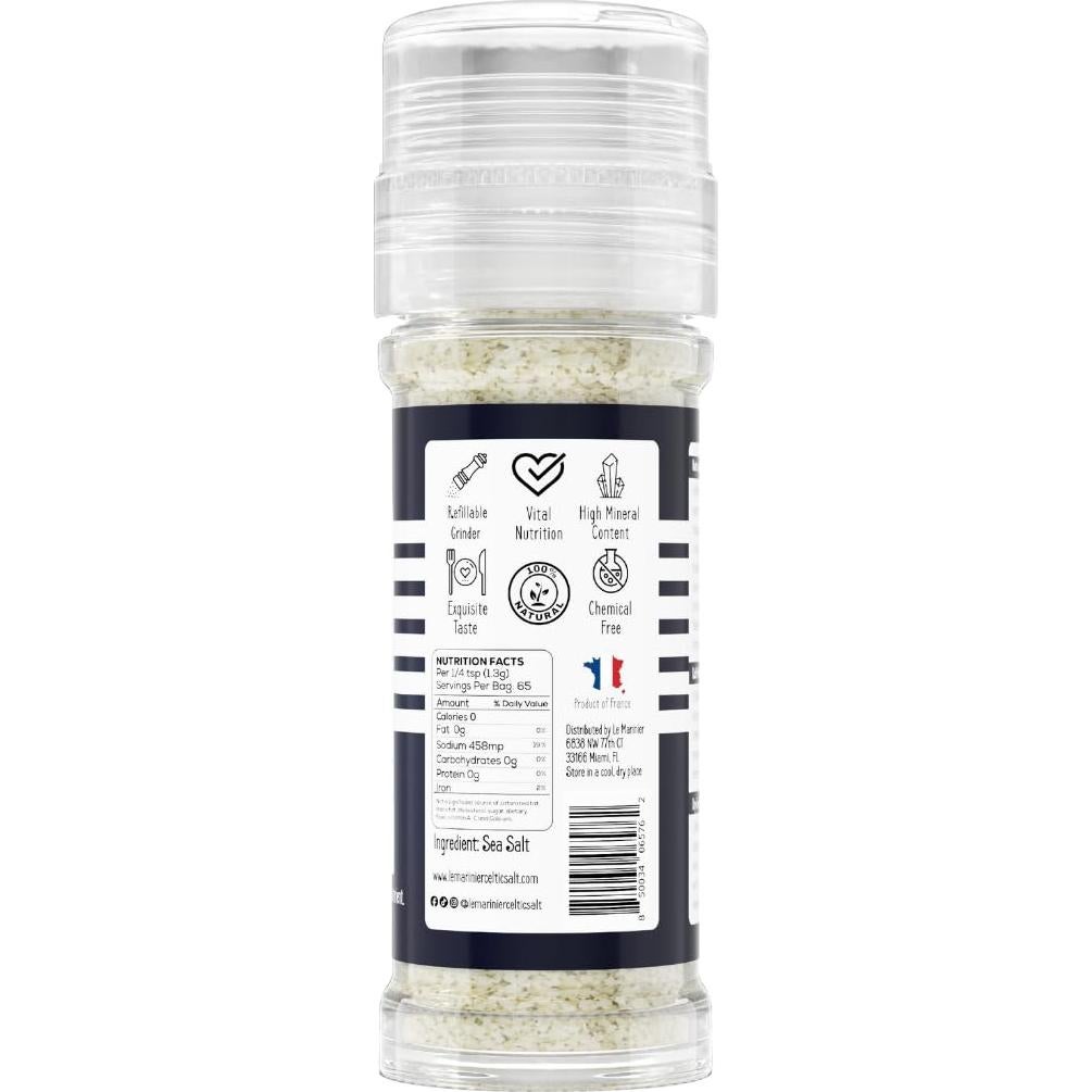 Sal Marina Gruesa Le Marinier 85g Molinillo Recargable