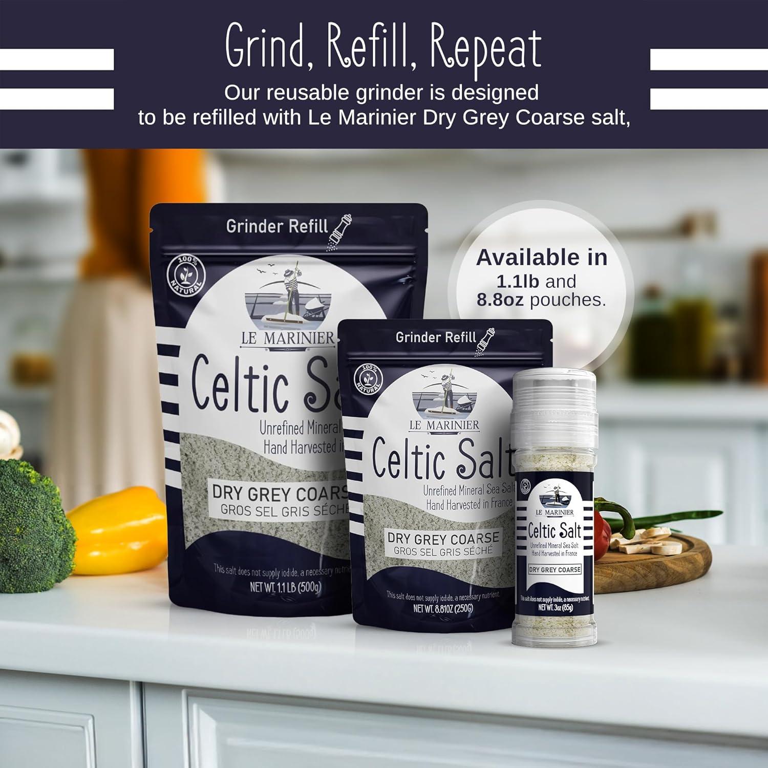 Sal Marina Gruesa Le Marinier 85g Molinillo Recargable