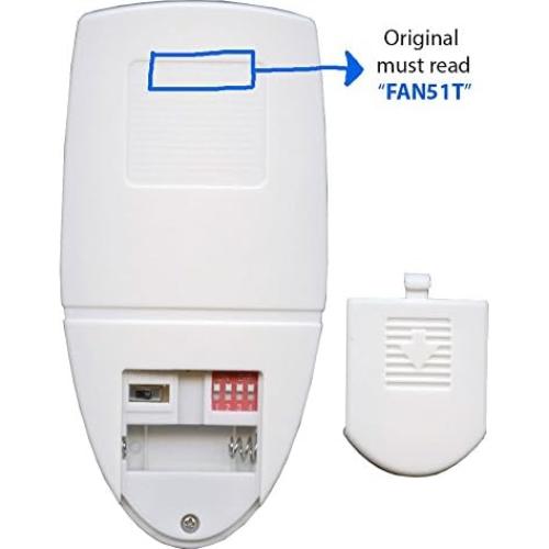 Control Remoto Anderic FAN51T para Ventiladores de Techo