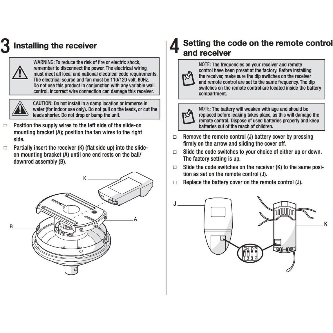 Control Remoto Anderic FAN51T para Ventiladores de Techo