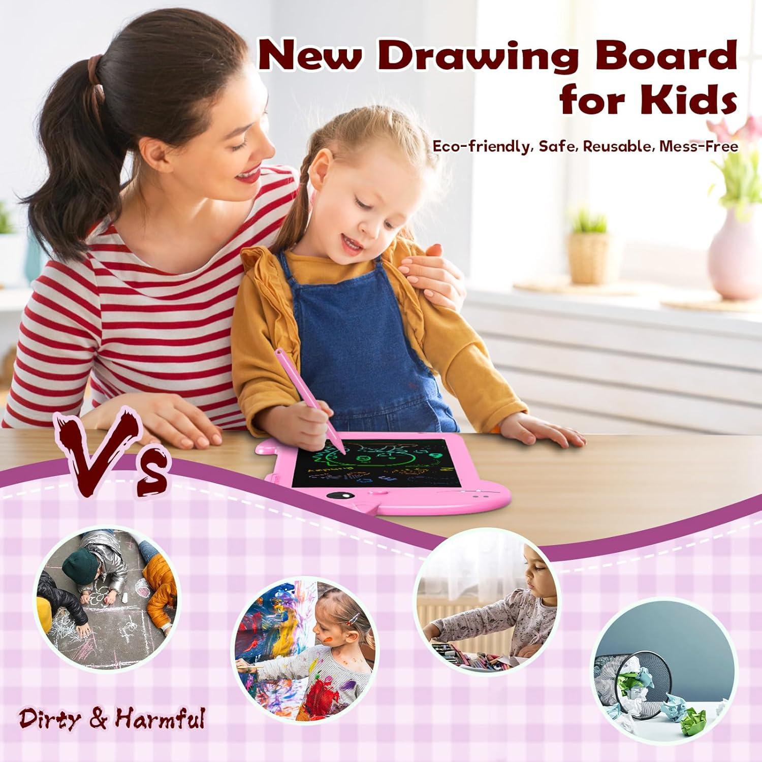 Tableta de Escritura LCD VISATOR 8.8" Rosa para Niños