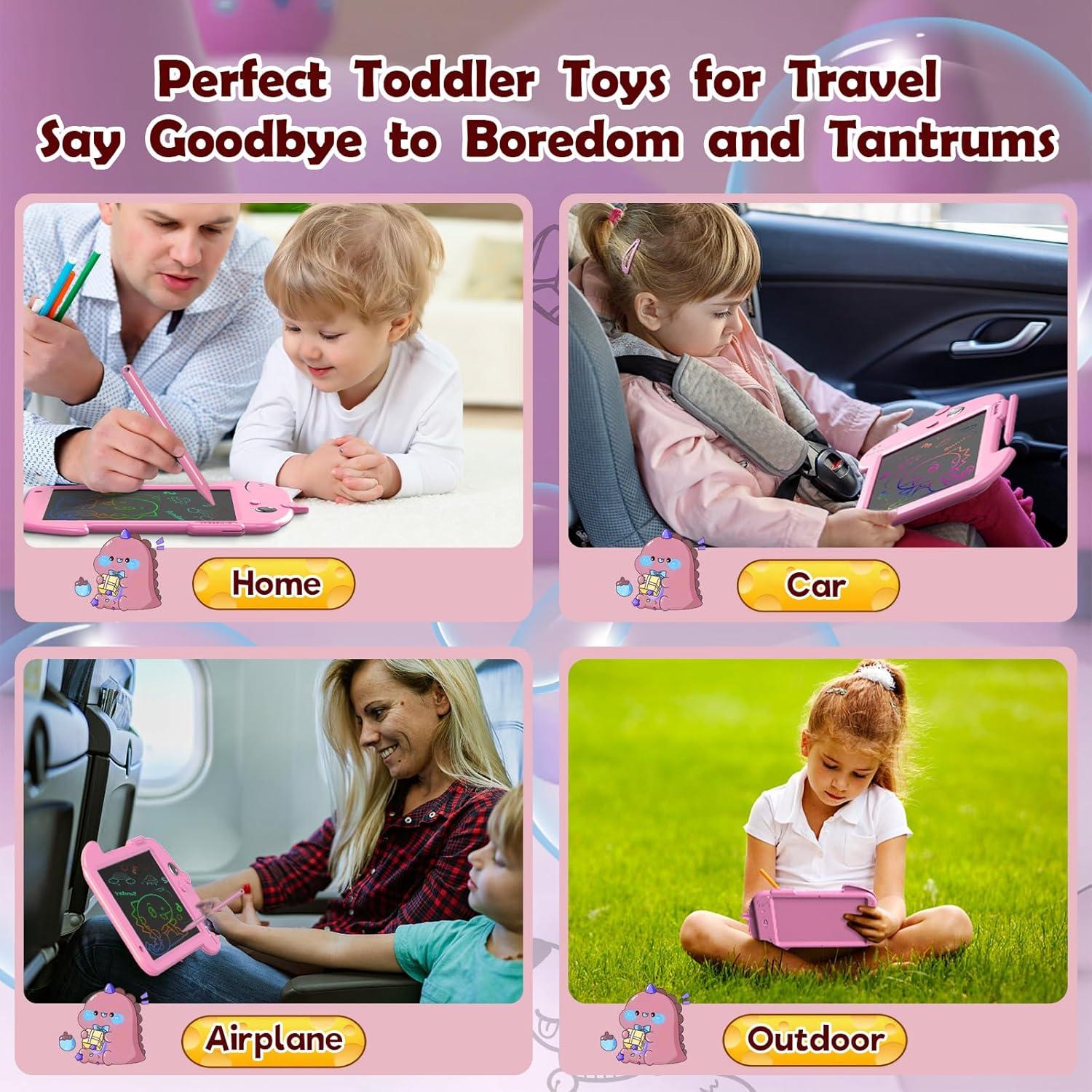 Tableta de Escritura LCD VISATOR 8.8" Rosa para Niños