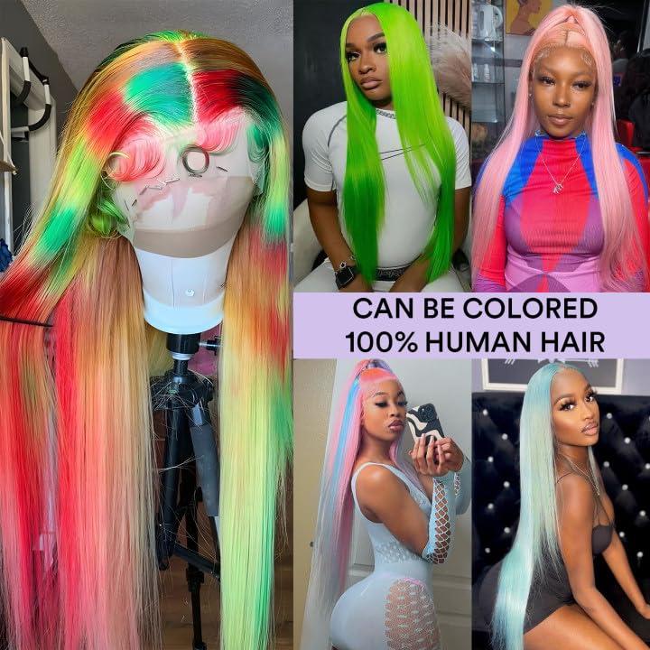 Peluca Frontal SIYUSI 76 cm Rubia 200% Densidad Cabello Humano