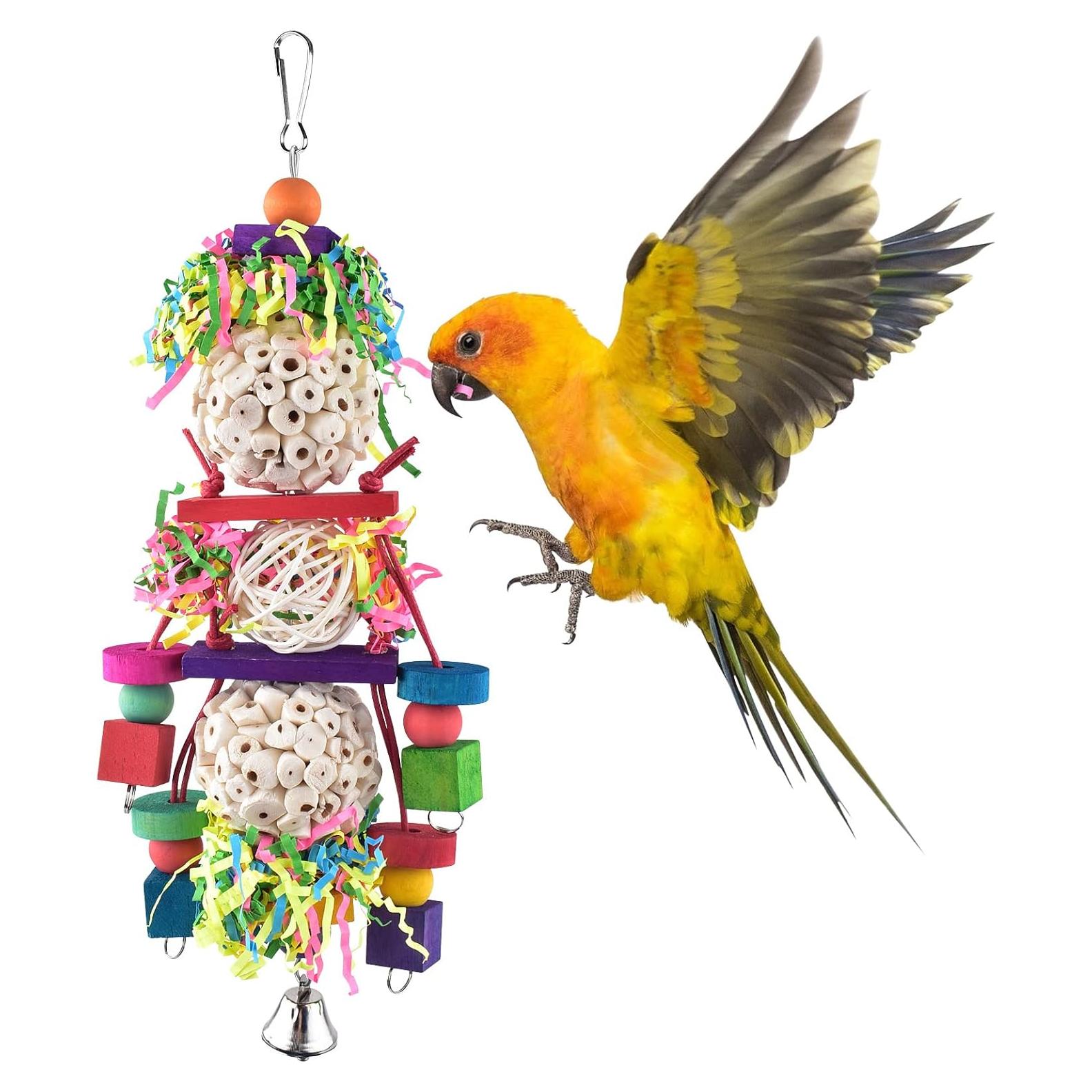 Juguete Colgante para Aves Bissap - Forrajeo y Masticar